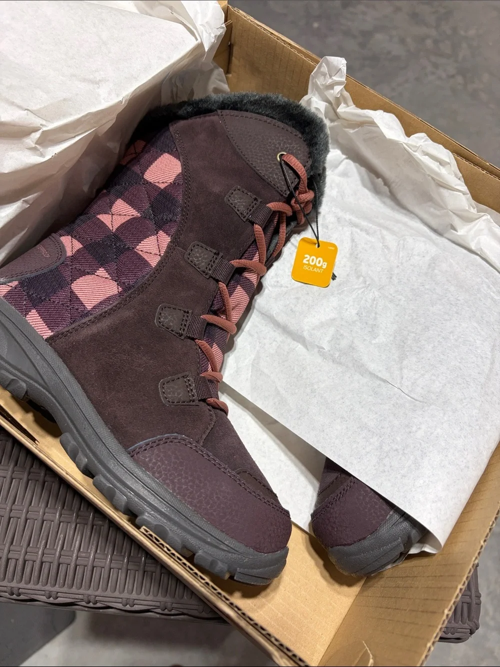 Columbia Women's Pink and Brown Quilted Ice Maiden II